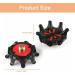 Chennan 16PC Universal Golf Shoe Spikes - Soft Replacement Fast Twist Super Grip - Compatible with Most Golf Shoes - Buy Online on GoSupps.com
