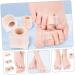 Lurrose 2 Pairs Silicone Gel Toe Spacers & Bunion Protector Sleeves - Multipurpose Fiber Tool for Men, Small Toes Separators - 2.7x2.2cm - Buy Online on GoSupps.com