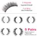 Uraqt Magnetic Eyelashes Set - 5 Pairs 3D Thick Long Faux Lashes with Eyeliner Waterproof & Reusable | International Shipping - Buy Online on GoSupps.com