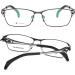 Business Reading Glasses for Men - Retro Blue Light Blocking Titanium Frame - 2.0x Black Size - Buy Online on GoSupps.com