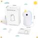 Woukksy Children Alarm Clock with Cute Unicorn Light | Rechargeable Night Light & Snooze Function | Ideal Gift for Girls - Blue - Buy Online on GoSupps.com