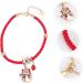 TEHAUX 2 Pcs Red String Bracelet Abundance Red Bracelet Lucky Rope Strap Red Rope Bangle Chinese Red Bracelet Knitting Gift New Year Gift Womens Gifts Year of Birth Alloy Jewelry Student - Buy Online on GoSupps.com