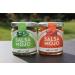 Two Salsas Red and Green Mojos