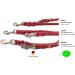 Premium Adjustable Fat Leather Dog Leash for Small & Large Dogs - 5m Double Leash (8mm Red) - Durable & Stylish - Buy Online on GoSupps.com