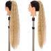 Ponytail Extensions Extension Clip In Pony Tail Wrap Around Black Blonde Heat Resistant Fiber Women s Synthetic Ponytail Long Wavy Hair for Women(Color:103) 80 103 - Buy Online on GoSupps.com