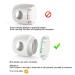 Uxoz Door Knob Safety Cover 4 Pack - Screw Thread Design, Reusable Childproof Handle Cover - Prevent Kids from Removing, 4 Count - Buy Online on GoSupps.com