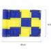 Checkered Golf Flag with Tube Insert - 420D Nylon Mini Pin Flags for Home Yard, Blue+Yellow - Buy Online on GoSupps.com