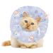 Dzmuero cats Reekrause Rewelrause Cats soft adjustable 16-29 cm pets surgery restoring soft collar freely move leak-proof and anti-bite for pet after op purple