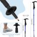 Adjustable Folding Walking Stick Walking Cane for Women & Men Hiking Poles with T Handle Walking Sticks for Hiking Walking Canes for Men Hiking Stick for Women Men Hikers - Buy Online on GoSupps.com
