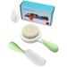 Baby Hair-Brush and Comb Set Includes Soft Baby Brush  Bath Sponge  Baby Comb | Ideal for Newborns and Toddlers | BRADYS HOUSE