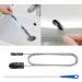 U Shaped Pipe Cleaner Bendable for Deep Cleaning Solve Clogs in Washbasins Sinks Floor Drains Unblocker Tools Set Sewer Pipe Cleaner - Buy Online on GoSupps.com