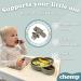 Chomp Suction Plate Baby Weaning Set with Toddler Cutlery, Suction Bowl & Cup - Sage Green | Silicone Bib Tableware for Baby Feeding - Buy Online on GoSupps.com