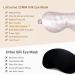 Lacourse 22 Momme Silk Sleep Mask - 100% Natural Mulberry Silk Cool & Comfortable with Elastic Band - Darkening Eye Mask in Pink - Buy Online on GoSupps.com