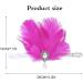 GENBREE 1920s Flapper Headpiece - Rose Red Feather Rhinestone Gatsby Headband for Women - Buy Online on GoSupps.com