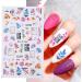 Manicure With Textured Slider Gel Geometry French Design Nail Stickers Acrylic 5D Colorful(5D-K150) - Buy Online on GoSupps.com