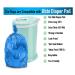 Disposable Diaper Pail Refill Plastic Bag (100 count) Compatible with Ubbi Diaper Bag Pail 13 Gal Capacity Diaper Pail Bag Fits 8 Gallon Medium Kitchen Trash Bag Heavy Duty Large Garbage Bag  100 Bags Blue - Large - Buy Online on GoSupps.com