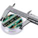 Portable Horse Stripes Pattern Metal Pill Box - Round 3-Compartment Design for Small Pills | Travel Essential - Buy Online on GoSupps.com