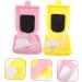 Homsfou Contact Lens Organizer Box - 2 Sets with Mirror & Container for Colored Lenses - Stylish Ice Cream Design Travel-Friendly Lens Holder - Buy Online on GoSupps.com