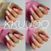 Leopard Print Square Fake Nails - 24Pcs Medium Length Glossy Acrylic Nails for Women - Buy Online on GoSupps.com