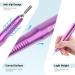 AIRSEE USB Portable Electric Nail Drill Kit for Acrylic Gel Nails - Professional Efile with 6 Bits, 26 Sanding Bands, Glass File & Nail Brush | Purple - Buy Online on GoSupps.com