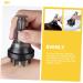 Durable Scalp Applicator Essential Oil Device - Comb & Massager for Scalp Care | 4x4cm Black - Buy Online on GoSupps.com