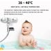 Shower Thermometer LED Digital Display | Baby Bath Water Thermometer | 360 Rotating Screen | Celsius/Fahrenheit Display | Home Bathroom Kitchen | Silver - Buy Online on GoSupps.com
