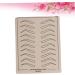 Angoily 6 Sheets Eyebrow Microblading Keychain Pouch Eyebrow Training Skin Practice Skin 6 Pcs As Shown - Buy Online on GoSupps.com