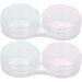 Verdant Touch Portable Contact Lens Box Set | Glittering 2-Pack Travel Storage with Tweezers | Multicolored Contact Lens Case | International Shipping Available - Buy Online on GoSupps.com