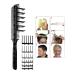 CombPal Scissor Clipper Over Comb Hair Cutting Tool - Barber Hair Cutting Kit - DIY Home Hair Cutting Guide Comb Set - Classic Set in Black - Buy Online on GoSupps.com