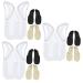 FOMIYES 9 Pairs Supportive Orthotic Insoles Clear Heels Sandals Metatarsal Pads Shoes Inserting Pad Plantar is Unusual Arch Support Insole Plug-in Gel Women's Non-Slip