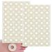 Tikfoam Corn Cushions 80Pcs Soft Callus Cushions 1/8 Thick Sweatproof Corn cushions for Feet Toe and Foot Protectors