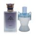 King&Invincible Aqua Men Cologne Set Eau De Parfum Spray For Men Fruity Notes Enriched By A Strong Woody Based Fragance Ideal for Day Wear - 3.4 Fl Oz