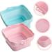 Beavorty 8 Pcs Cleanser of Makeup Brush Portable Brush Silicone Brush Cleaner Makeup Silicone Makeup Brush Makeup Brush Scrubber Ladies Suits Miss Silica Gel Cleaning Supplies Foldable - Buy Online on GoSupps.com
