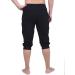 HDE Men's 3/4 Workout Jogger Yoga Capri Shorts with Pockets - Large Black - Buy Online on GoSupps.com