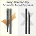 Buy Waterproof Microblade Eyebrow Pencil - Liquid Eyebrow Pen with 4 Micro-Fork Tip for Natural Brows - Light Brown | International Shipping Available - Buy Online on GoSupps.com
