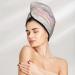 Hair Towel Wrap - Quick Drying Towel Turban with Button | Glitter Light Pearl for Effortless Hair Drying - Buy Online on GoSupps.com