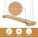 Adjustable Chicken Swing Toy for Coop with Roost - Large Ladder Bar Accessories | Includes Ropes & Metal Hook | 15.5in x 2.75in - Buy Online on GoSupps.com