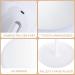 HOMEMIRO 8.0 Large Tall Round Lighted Makeup Mirror | 3-Color Dimmable & Cordless Rechargeable Vanity Mirror | Desk Brightness Adjustable Cosmetic Mirror - Buy Online on GoSupps.com