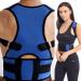 Posture Corrector Deluxe Magnetic Adjustable Straps Neoprene Four Colours (Small Blue) S (Pack of 1) Blue