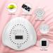 168W UV LED Nail Lamp | Quick-Drying Nail Dryer with 4 Timers | Automatic Sensor UV Light for Nails | Ideal for UV Resin & Gel Polish - Buy Online on GoSupps.com