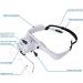 YOCTOSUN Rechargeable Head Magnifier with 5 LED Lights | 5 Interchangeable Lenses | Hands-Free Magnifying Glass for Jewelry, Crafts, and Hobbies - Buy Online on GoSupps.com