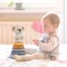 MalPlay Sensory Rubber 13-Piece Soft Tower Stacking Blocks | Baby Building Toy for Motor Skills | Ideal for 6+ Months - Buy Online on GoSupps.com