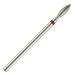 C & I Diamond Nail Drill Bit Flame Shape E-File Professional Cuticle Clean Drill Bit Improved Diamond Powder plus Tungsten Carbide Shank 3/32 (2.7 mm Fine -F)
