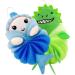 Housoutil 4 Pcs Children's Bath Ball - Soft Animal Mesh Sponge Pouf for Newborns | Portable Bath Supplies - Buy Online on GoSupps.com