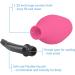 TopQuaFocus 10oz Silicone Enema Bulb Kit | Colon Cleaning Comfort | 4.8'' Tips | 294ml-red - Buy Online on GoSupps.com