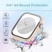 3 Packs Case for Apple Watch Series 3/2/1 38mm with Tempered Glass Screen Protector and Bumper - 3 Colors - SandPowder, Starlight, RoseGold - Buy Online on GoSupps.com