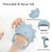 MOMMYS BABY Silicone Teether Set for Infants | Chew Mitten Pain Relief | Olive Green Chick & Dusty Blue Triceratops | Soothing 2 in 1 Teething Toy | Anti-Drop Handle for Easy Grip - Buy Online on GoSupps.com