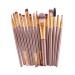15pcs Professional Makeup Brushes Set - Foundation Eyeshadow & Blush Tools for Flawless Application | International Shipping - Buy Online on GoSupps.com