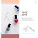 IMIKEYA Lot de 200 pinceaux de rechange pour vernis ongles longs et ronds - Pour huile et gel - Outil de manucure pour un usage professionnel et domestique - Buy Online on GoSupps.com