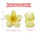 ZixrMor 6-Piece Flower Hair Clips - Cute Jelly Color Large Clips for Thick Hair - Strong Hold Flower Clamps for Women & Girls - Buy Online on GoSupps.com